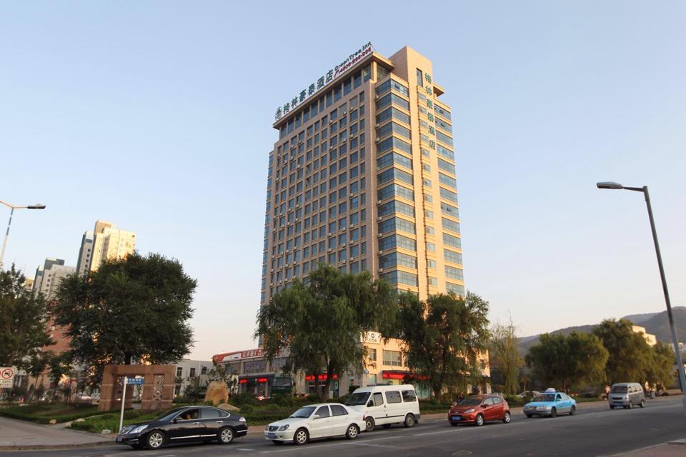 Greentree Inn Shandong Weihai Shichang Avenue Business Hotel Esterno foto